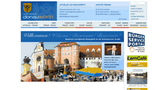 Desktop Screenshot of donauwoerth.de